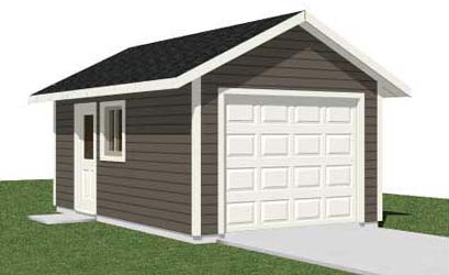 Single Car Garage 14’x20′ - Bro Construction Calgary