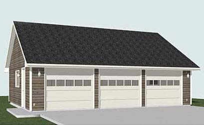 Triple Car Garage 30’x24′ - Bro Construction Calgary